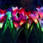 SOLARBABY 4er Set Solarleuchten mit Farbwechsel-LED – Gartendekoration IP65 wasserdicht – Bild 9