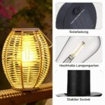 SKIKHN 2er-Set Solar-Ersatzmodule 8,5 cm – LED-Glühbirnen für Gartenleuchten – Bild 3