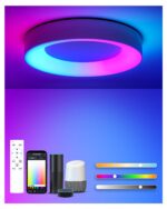 Matane 24W Smart RGB LED Deckenlampe 28cm – Dimmbar mit App & Sprachsteuerung