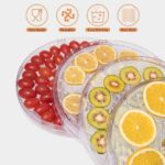 10er Set runde Silikon-Dörrmatten Ø 25 cm – Antihaftbeschichtet für Dampfgarer & Obsttrockner – Bild 4