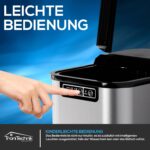 Tronitechnik EM 02 Eiswürfelmaschine – 12 kg/24 h Edelstahl mit Selbstreinigung – Bild 4
