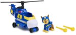 PAW PATROL Air Rescue Polizei-Rettungshubschrauber mit Chase Figur – Spielzeug ab 3 Jahren