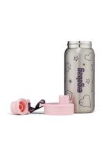 ergobag Edelstahl Trinkflasche 500 ml Rosa – Auslaufsicher & Spülmaschinenfest für Kinder – Bild 4