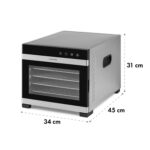 Klarstein Flavour Dry Dörrautomat – Professioneller Dehydrator mit 6 Gitterebenen & 360° Airflow – Bild 2