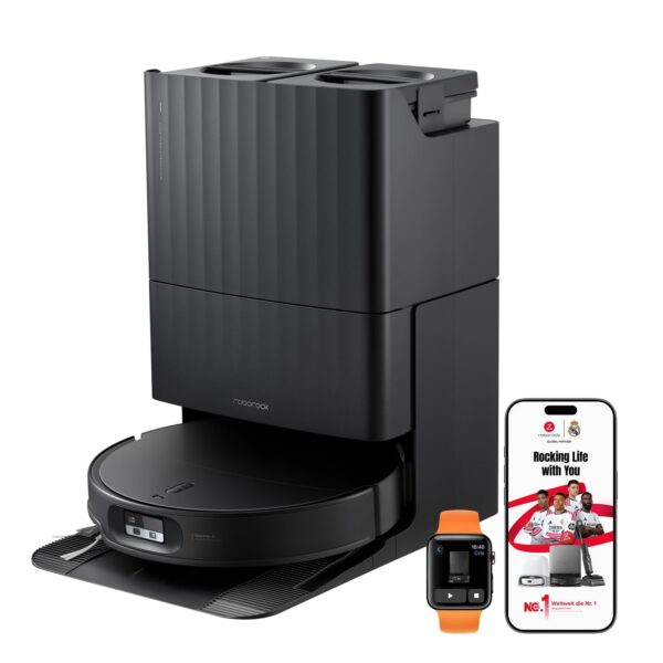 roborock Qrevo Edge 2 Saugroboter mit Wischfunktion – 25.000 Pa & 80 °C Heisswater