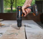 WORX WX371 Akku-Schlagbohrschrauber 18V – 2-Gang Bohrer mit PowerShare Akku & Koffer – Bild 5