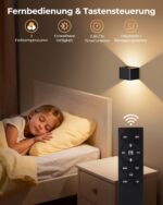VIWAVE 2er-Set Akku-Wandleuchte mit Bewegungsmelder & Fernbedienung – Intelligente Innenbeleuchtung – Bild 4