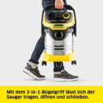 KÄRCHER Nass-/Trockensauger WD 5 P S V-25/5/22 – 1.100 W Mehrzwecksauger mit Edelstahlbehälter – Bild 3
