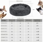 Haoye Hundebett Donut Flauschig – Weiches Haustierkissen in 7 Grössen – Bild 2