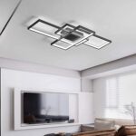 ASDMD LED Deckenleuchte 90cm Aluminium – Dimmbar mit Fernbedienung & 3000K-6000K – Bild 2