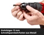 Einhell TE-CD 18/2 Li-i Akku-Schlagbohrschrauber – 44 Nm mit 2 Akkus & 64er Zubehör-Set – Bild 8