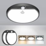 slochi 2er Set LED Deckenleuchte mit Bewegungsmelder – 15W 1500lm für Flur & Küche