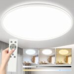 YIFMOO 40W LED Deckenleuchte Ø50cm – Dimmbar mit Fernbedienung & 3000-6500K