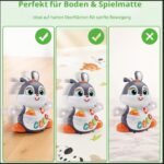 Wanonoo Musik-Krabbelspielzeug Hase – Interaktives Babyspielzeug ab 6 Monaten – Bild 8