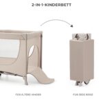 Kinderkraft Joy 2 Kinderbett 2in1 – Reisebett & Spielplatz für unterwegs – Bild 4