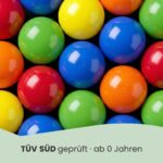 LittleTom 120 Bällebad-Bälle – BPA-freie Spielbälle für sichere motorische Entwicklung – Bild 3