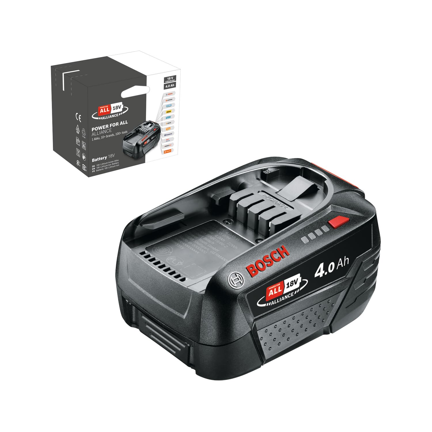 Bosch PBA 18V 4.0Ah Akku – Hochleistungs-Batterie für 40+ Geräte