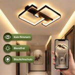 CBJKTX LED-Deckenleuchte 30cm 19W 3000K Warmweiss – Modernes Design für Wohn- & Schlafzimmer – Bild 8