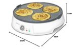 Cecotec Crepe Fun CrepeStone Twin – 1200W Crêpes-Maker mit umkehrbarer Platte – Bild 3