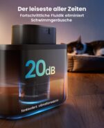 oneisall 2.2L kabelloser Katzenbrunnen – 20dB ultraleise mit Bewegungsmelder & 45 Tage Akkulaufzeit – Bild 3