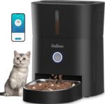 Balimo 3L Futterautomat für Katzen & Hunde – WiFi App-Steuerung mit Edelstahlnapf