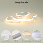 MELAYR LED Deckenleuchte 21W mit Wolken-Design – 3 Farbtemperaturen & Memory-Funktion – Bild 5