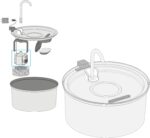 Ersatzpumpe für TOMXCUTE Katzen-Trinkbrunnen – 5V Super Leise Wasserpumpe – Bild 6