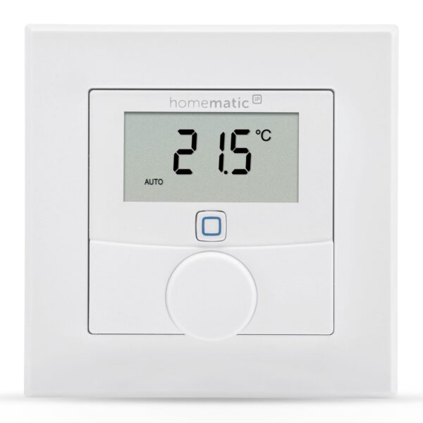 Homematic IP Wandthermostat mit Luftfeuchtigkeitssensor – intelligente Raumklimaregelung für Smart Home