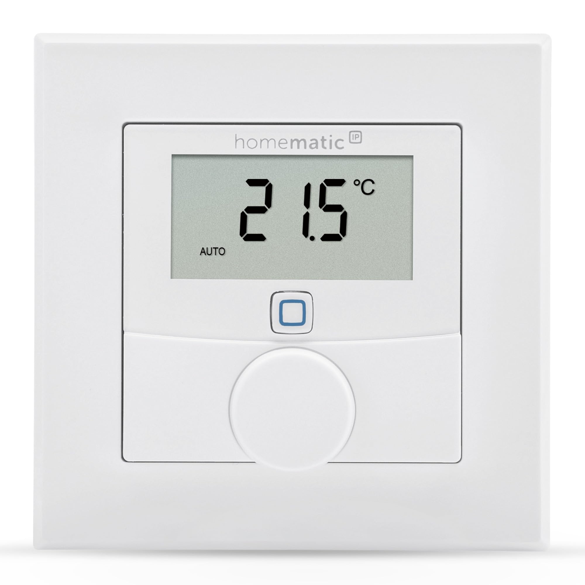 Homematic IP Wandthermostat mit Luftfeuchtigkeitssensor – intelligente Raumklimaregelung für Smart Home