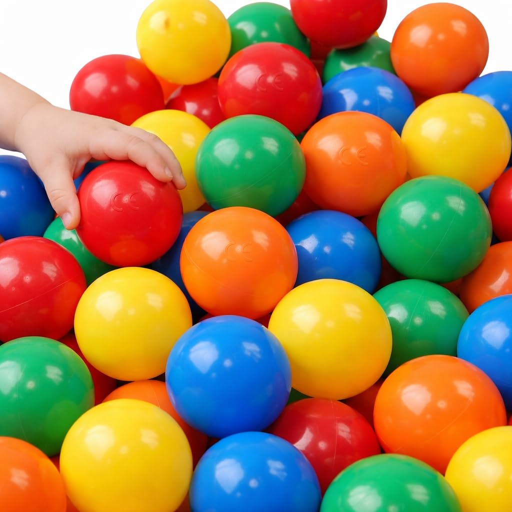 LittleTom 120 Bällebad-Bälle – BPA-freie Spielbälle für sichere motorische Entwicklung