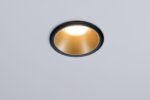 Paulmann Cole Coin Einbaustrahler 3-Stufen Dimmbar – LED Deckenleuchte Schwarz/Gold – Bild 8