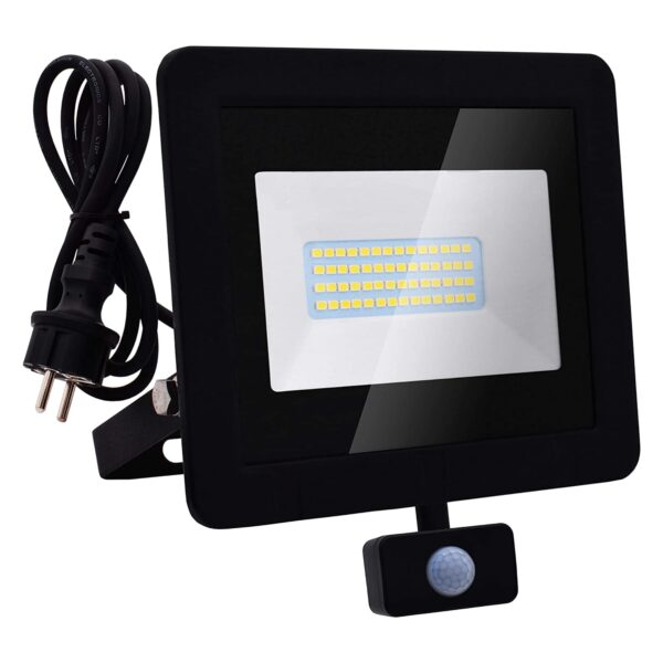 Lumare LED Strahler 30W Warmweiss mit Bewegungsmelder – IP65 Flutlicht für Innen & Aussen