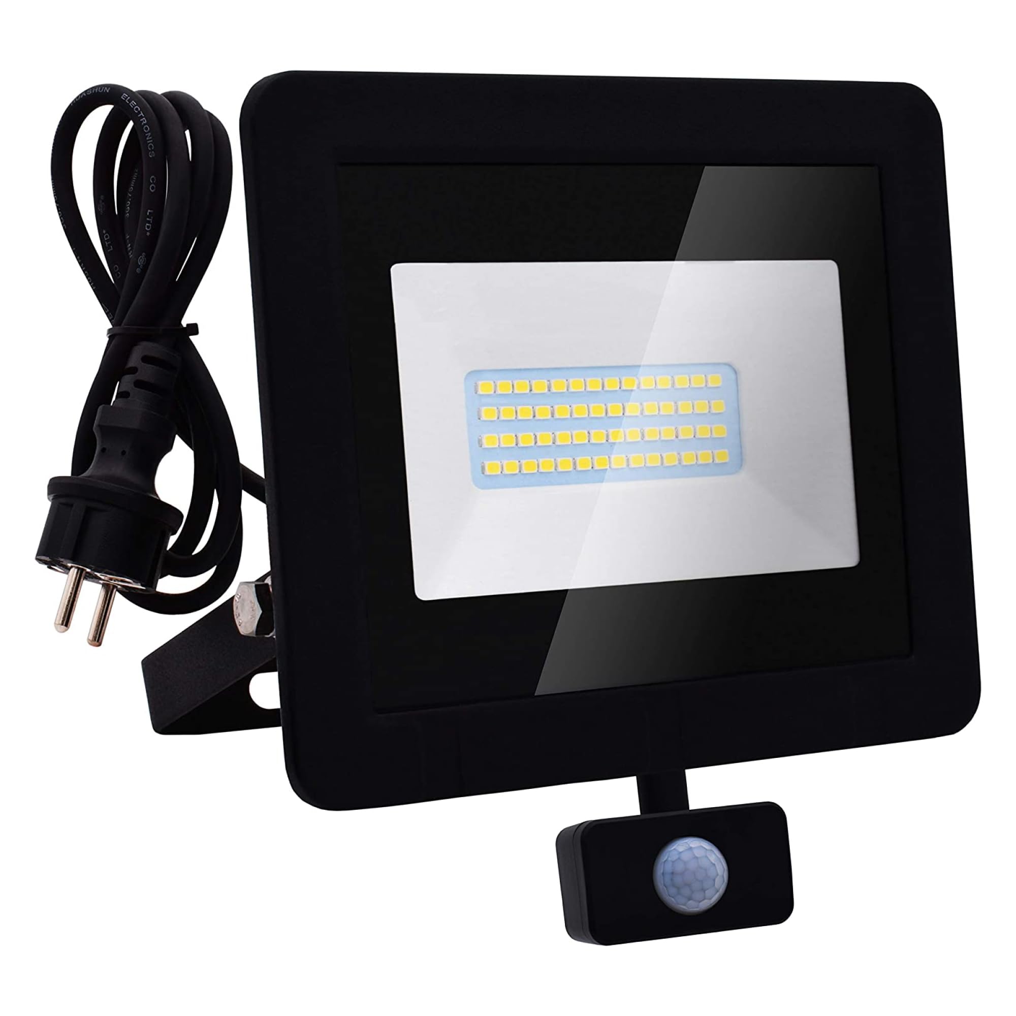Lumare LED Strahler 30W Warmweiss mit Bewegungsmelder – IP65 Flutlicht für Innen & Aussen