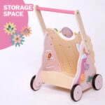 Giant Bean Holz-Lauflernwagen Schmetterlingsform – Motorische Entwicklung für Babys ab 1 Jahr – Bild 5