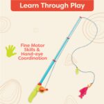 B. toys Little Fisher's Kit – Magnetisches Angelspiel mit 2 Ruten & 8 Meerestieren für Kinder ab 3 Jahren – Bild 7