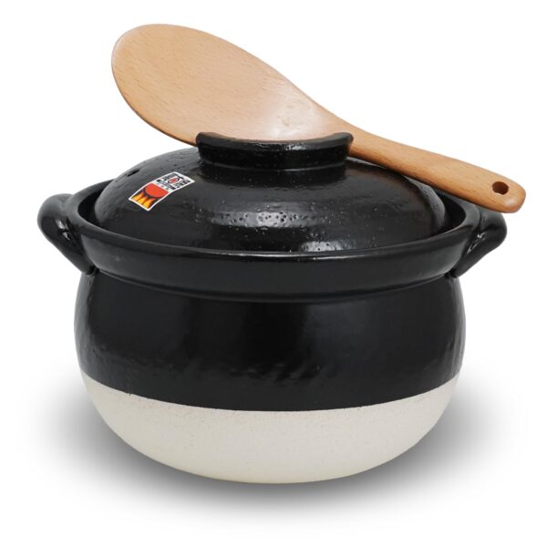 COTONOHA Banko-Yaki Reistopf 3-Gou – Traditioneller Steingut-Donabe für flauschigen Reis