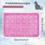 Kühlmatte Hund XXL 60x90 cm – Selbstkühlende Gel-Decke für Hunde & Katzen – Bild 2