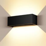 Cwycfw 36W LED Wandleuchte IP65 – 3000lm Warmweiss mit einstellbarem 0-120° Winkel