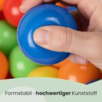 LittleTom 120 Bällebad-Bälle – BPA-freie Spielbälle für sichere motorische Entwicklung – Bild 8