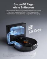 VONKO S6 Pro Saugroboter mit Wischfunktion – 8000Pa Saugkraft, LiDAR Navigation, 180 Min Laufzeit – Bild 2