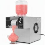 OUKANING Schneeflocken-Eisbereiter 60kg/Tag – Kommerzielle Eismaschine Edelstahl für Cafés