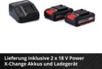 Einhell Akku-Schlagbohrschrauber TE-CD 18/40 Li-i – 40 Nm, 2 Akkus & 64-tlg. Zubehör – Bild 5