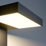 Lucande LED Wandleuchte aussen mit Bewegungsmelder – 60° schwenkbar IP54 für Garten – Bild 4