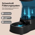 Gardner Pet 3.85L Gravitations-Wasserspender mit Edelstahlnapf – Stromloses Trinksystem für Katzen & Hunde – Bild 5
