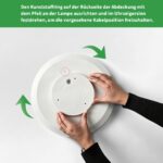 L5L3D LED Deckenleuchte Ø35cm – 4450lm, IP54 wasserfest, Energieklasse B für Küche & Bad – Bild 9