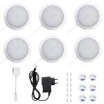 Lightess 6er LED Unterbauleuchte 12V Warmweiss – Schrank- & Vitrinenbeleuchtung für Küche – Bild 9
