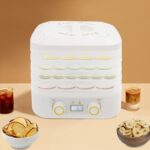 NoneDanGee Dörrautomat 160W mit Temperaturregler – 5 Fächer Dörrgerät für Obst, Gemüse & Fleisch – Bild 2