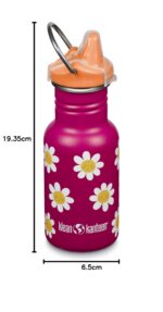 Klean Kanteen Classic Narrow 355 ml Trinkflasche mit Sippy Cap – Auslaufsicher & BPA-frei – Bild 2