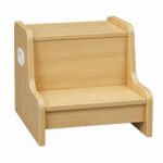 HOOBRO Kinderschemel 2-stufig mit Antirutschmatte – Tritthhocker für Badezimmer & Küche