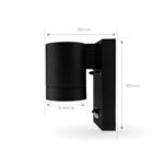 Ledvion Wandlampe IP54 35W mit Sensor – Dimmbar für Aussenbereich & Fassade – Bild 3
